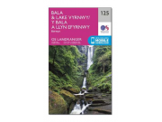 OS Landranger 125 - Y Bala & Lake Vyrnwy / Llyn Efyrnwy (1:50,000 scale)